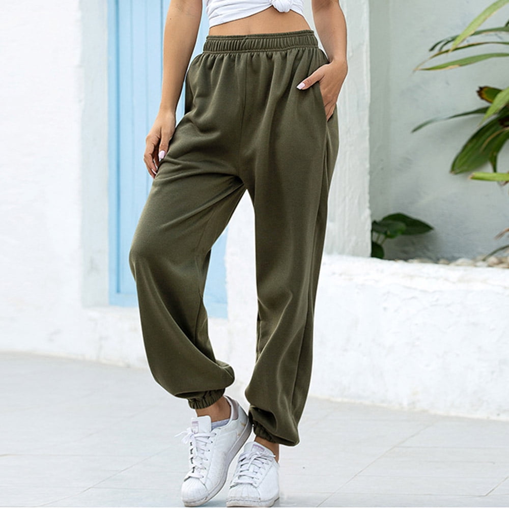 heavy sweatpants womens with pockets