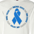thumbnail image 4 of Inktastic Word Circle-colon Cancer Awareness Long Sleeve T-Shirt, 4 of 5