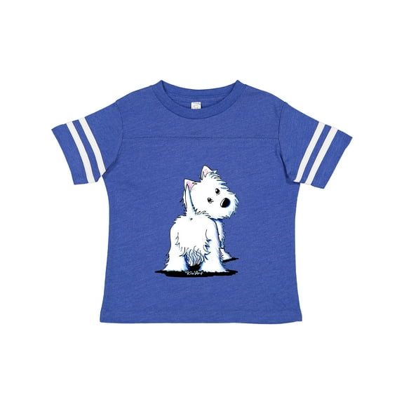 Inktastic Fluffy Butt Westie Boys or Girls Toddler T-Shirt