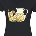 thumbnail image 4 of Inktastic Fresh Lemonade Women's V-Neck T-Shirt, 4 of 5