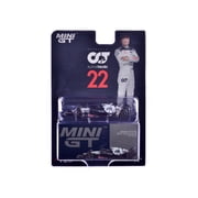 AlphaTauri AT04 #22 Yuki Tsunoda Formula One F1 Australian GP (2023) Limited Edition 1/64 Diecast Model Car by Mini GT