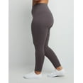 thumbnail image 2 of Hanes Just My Size Women's Stretch Jersey Leggings, 25.5" (Plus ) Charcoal Heather 1X, 2 of 8