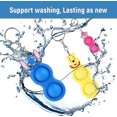 thumbnail image 3 of Fidget Simple Dimple Dimples Mini Bubble Flipping Keychain Toy Toys Kawaii Funny Keychains Chain Cartoon Design Fun Cute Cool Silicone For Girls Boys, 3 of 5