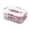 White, variant on Food Grade PP Egg Storage Container, Multi Layer Dustproof Egg Fresh Box for Refrigerator Kitchen Organizer