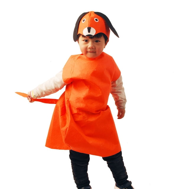 Vêtements de Fruits pour Enfants Légumes Fleurs Performance Mode Spectacle Parent-Enfant Arbre Fruitier Performance Fait Main