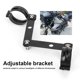 thumbnail image 4 of Soportes de Faros Universales, Abrazadera de Montaje de Horquilla Ajustable Mecanizada Cnc de Con 2 Abrazaderas y Tiras Protectoras, SE Adapta A Varias Motocicltas para,, 4 of 7