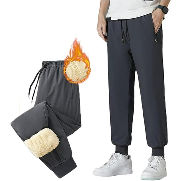 Thermoseal - Waterproof & Windproof Thermal Pants, Mens Snow Pants, Fleece Lined Pants Men, Insulated Pants