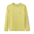 thumbnail image 3 of TGPMGRZ Boys Rash Guard Swim Shirts Long Sleeve UPF 50+ Swimwear Toddler Kids Sun Protection SPF Water Surfing Swimming Shirts Light Green 5-6 Years, 3 of 5
