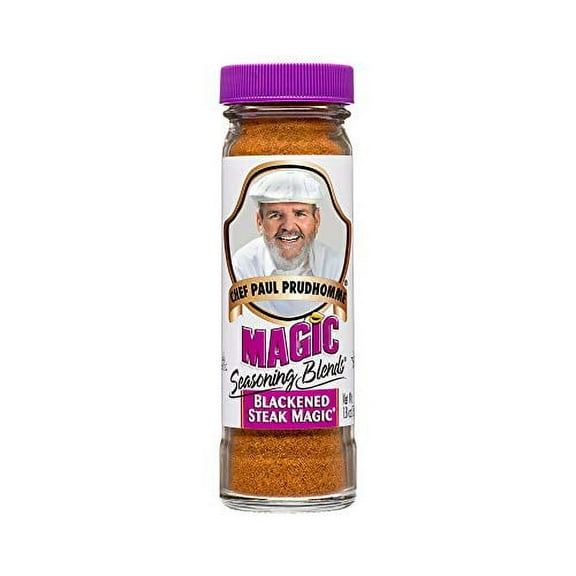 Chef Paul Prudhomme's Magic Seasoning Blends ~ Blackened Steak Magic, 1.8-Ounce Bottle