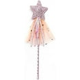 thumbnail image 5 of 3pcs Fairy Princess Costumes Set with Butterfly Wings Headband Wand for Girls Party, 5 of 6