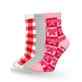 thumbnail image 5 of Fuzzy Babba Women's Holiday Candy Cane Cozy Socks, 3-Pack, Size 4-10, 5 of 6