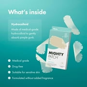 رقعة Mighty Patch Body من Hero Cosmetics، رقعة هيدروكولويد لعلاج حب الشباب في الجسم لمناطق ظهور حب الشباب الكبيرة، 4 قطع