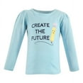 thumbnail image 5 of Hudson Baby Infant and Toddler Girl Long Sleeve T-Shirts, Creativity, 6-12 Months, 5 of 7