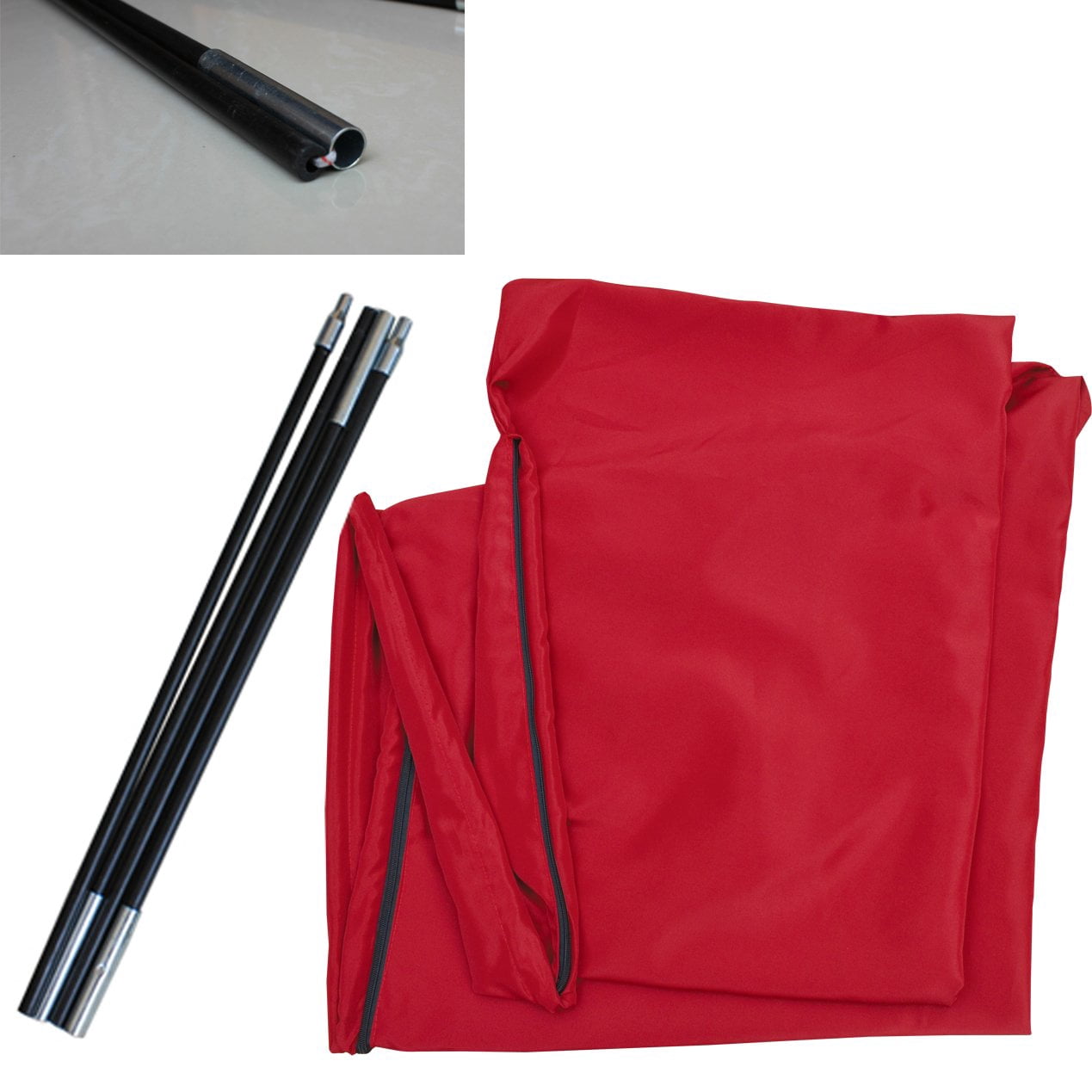 Sunrise 95" L x 24" / 20" W Roma Umbrella Protective Cover, Outdoor Patio Cantilevered, Hanging Umbrella Protective Cover, Burgundy