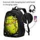 thumbnail image 2 of Balery Ball Mochila con carga USB para hombre y mujer - Mochila impermeable y antirrobo para laptop con puerto USB para viajes, trabajo, 2 of 7