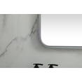 thumbnail image 2 of Soft corner metal square mirror 24x24 inch in Silver, 2 of 7