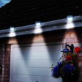 thumbnail image 3 of Set of 4 Led Solar Gutter Lights - White/Black - Solar Night Wall Lights - Fence Lights - Eave Lights, 3 of 5