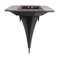 thumbnail image 1 of pstuiky Lámpara solar de acero inoxidable con 12 LED, lámpara empotrada, lámpara de pared con enchufe, lámpara para patio o jardín, pequeña farola., 1 of 6