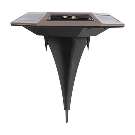

GNFQXSS Solar 12LED Stainless Steel Solar Lamp Buried Lamp Plug-in Wall Lamp Grass Courtyard Lamp Small Street Lamp Gary