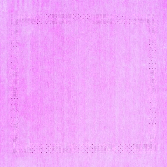 Ahgly Company Indoor Square Solid Purple Modern Area Rugs, 8' Square