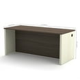 thumbnail image 3 of Bestar Prestige Plus Executive Desk in White Chocolate and Antigua, 3 of 3
