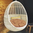 thumbnail image 3 of Cojín de repuesto pa asiento de Patio, cojines , poliéster sólido, 24 "x 24", cojín pa asiento de exterior columpio, sillas d Sunnimix Cojín de asiento de columpio, 3 of 8