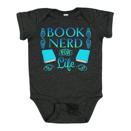 

Inktastic Book Nerd for Life Gift Baby Boy or Baby Girl Bodysuit