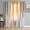 Gray Orange, variant on Sheer Curtains 45 Inch Length 2 Panels Set for Kitchen, Sage Green Gray Semi Sheer Curtains for Windows, Gradient Country Abstract Aesthetic Voile Window Treatments Rod Pocket Curtain