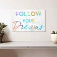 thumbnail image 2 of Elephant Stock Colorful Inspirational Watercolors I Wall Art - Living Room Wall Decor - Inspirational And Typography Canvas - Gray And Blue Decor By Sd Graphics Studio - 12" x 8", 2 of 8