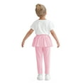 thumbnail image 3 of Actgleam Infant Girls Leggings with Footless Cotton Ruffle Casual Pants,Pink,1-2Years, 3 of 9