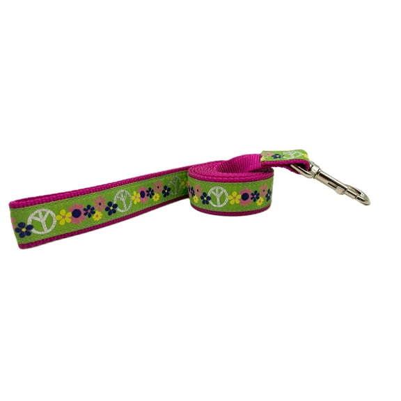Preston Heavy Duty Adjustable Dog Collar or Dog Leash - Ideal Dog Collars and Leashes Come in Different Sizes for Dogs from X-Large to X-Small. Groovy BOHO (Large Leash 1.25 inch Wide)