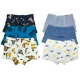 thumbnail image 2 of B&Q Ultimate Comfort Cotton Boxer Briefs for Little Boys - 6-Pack Assortment - Sizes 4T to 8T, 2 of 4