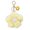 Lemon, variant on Cute Flower Plush Keychains for Backpacks Handbags Pom Pom Cherry Blossom Keychain Charm for Women Fluffy Fuzzy Key Chains