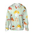 thumbnail image 1 of Fotbe Mushroom Bee Chaqueta con Protección Solar UPF 50+ para Hombre y Mujer, Camisa con Capucha y Bolsillos-3X-Large, 1 of 7