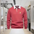thumbnail image 1 of 2025 Marque Chemises de Golf Automne Hiver Manches Longues T-shirt de Golf pour Hommes Polo Classique Décontracté Col Polo Haut de Golf pour Hommes 17 TTG, 1 of 6