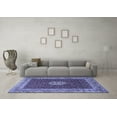 thumbnail image 3 of Ahgly Company Indoor Round Persian Blue Traditional Area Rugs, 8' Round, 3 of 4