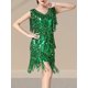 thumbnail image 4 of Vestido De Tirantes Vestido ceñido al cuerpo con borlas, ajustado, para mujer, sin mangas, para club nocturno (verde L) Kuymtek para Mujer Verde T L, 4 of 6