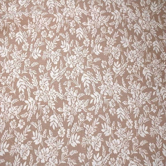 Stone Off White 58" Wide Printed 100% Polyester Moroccan Fabric-120GSM, Lightweight, Non-Stretched, Anti-Wrinkle & Breathable-Apparel, Dresses, Draperies, Headbands & DIY.