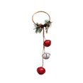 thumbnail image 1 of CreativeArrowy Christmas Decorations New Year Gift Jingle Bells Colleagues Iron Hemp Rope Wreaths Relatives Anti-oxidation Wind Chimes, 1 of 12
