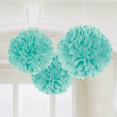 Multicolor Fluffy, 16", Tissue Poms