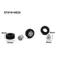 thumbnail image 3 of 48PCS Mini Wheel Axles Pack Block Car Accessories Tyre Hub Classic Building Bricks Children DIY Toys Blocks for Kids, 3 of 6