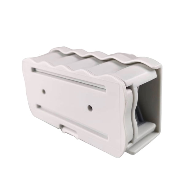 Colector de Pelo de Plástico Bewildely Montado en la Pared Blanco