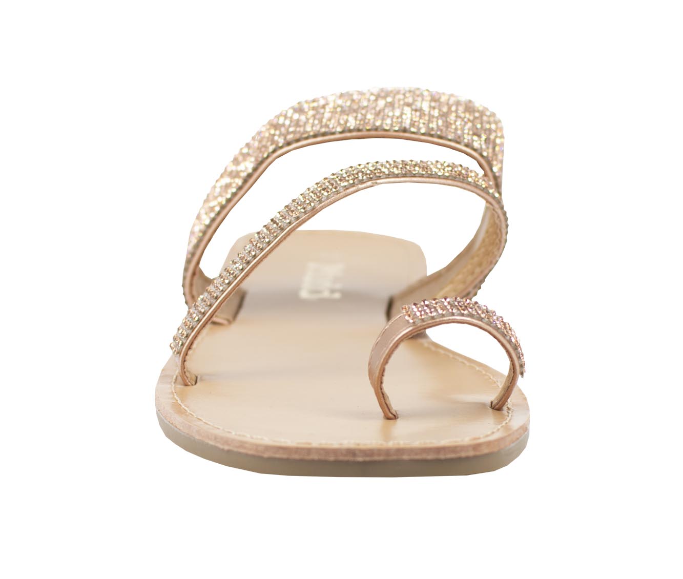 Mudd Women's Rhinestone Embellished Toe Loop Sandal