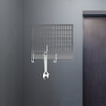 thumbnail image 6 of 5 Pcs Perforated Board Storage Rack Hooks Utility Hangers Pegboard Display Peg Board Bin Hook Peg Board Pegs Keys Hanger, 6 of 6