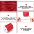 thumbnail image 6 of 1.5mm Waxed Cord 100 Yards Red Waxed Threads Wax Cotton Cord Waxed Beading String Twine for DIY Bracelet Necklaces Dreamcatcher Jewelry Making Sewing Macrame Sewing Project, 6 of 9