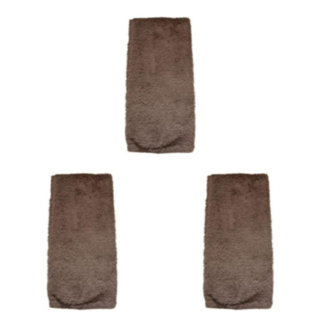 kurtrusly Stand Out With Fashionable Plush Over Knee Socks Gift Idea Warm Knee High Socks brown 3Set