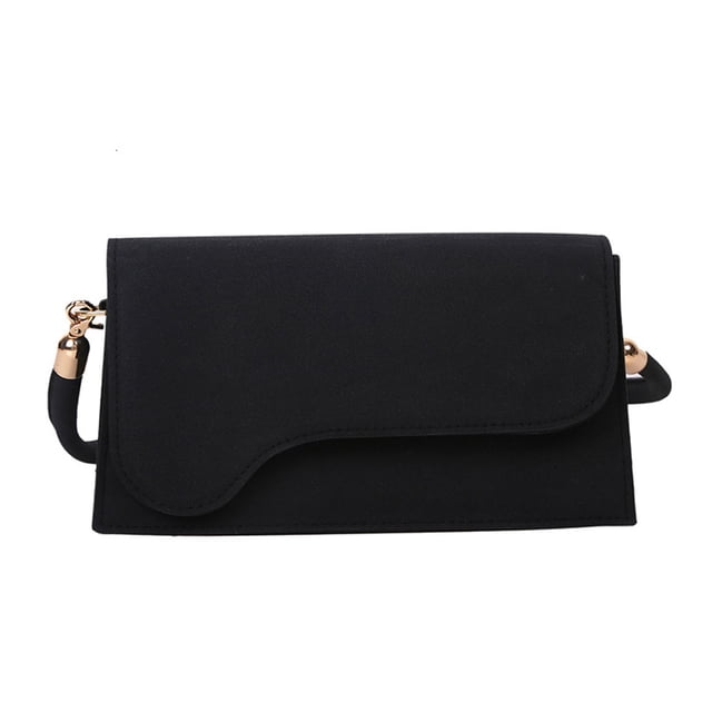 Nuevo bolso de hombro de cuero artificial, bolso de mano de moda, bolso debajo del brazo, bolso mensajero pequeño para mujer