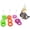 Collective Toy, variant on BURIBURI Bird Intellective Mini Basketball Rack Training Toy for Budgies Parakeet Parrot Cockatiels Conures Small and Medium Birds