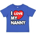 thumbnail image 3 of Inktastic I Love My Nanny Boys or Girls Toddler T-Shirt, 3 of 5