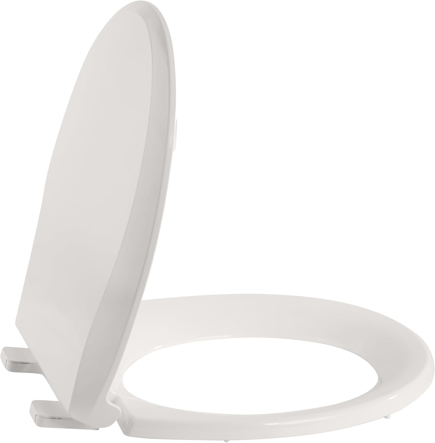 Toilet Seat, Elongated Toilet Seat with Toddler Seat Built in, Potty Training Toilet Seat Elongated Fits Both Adult and Child, with Slow Close and Magnets- Elongated